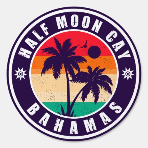 Half Moon Cay Bahamas _ Retro Vintage 80s Souvenir Sign
