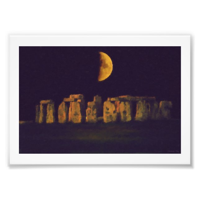 Half Moon Henge Photo Print (Front)