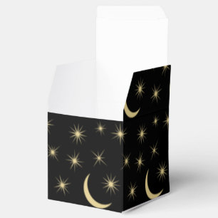 Half Moon Stars Universe Space Lover Astronomy Favor Boxes