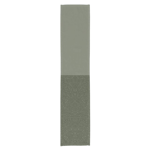 Half Noise Moss Green Table Runner – Customizable (Front)