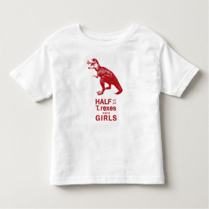 "Half of all T. rexes were girls" Raglan Tee