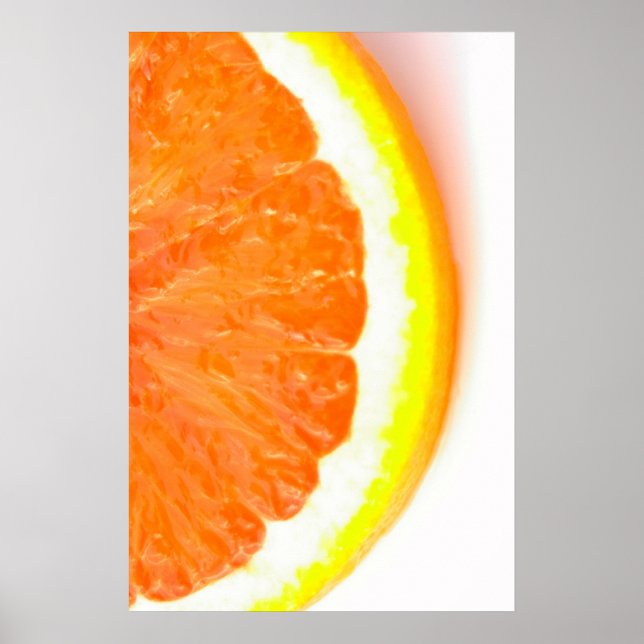 Half of an Orange Slice Poster (Front)