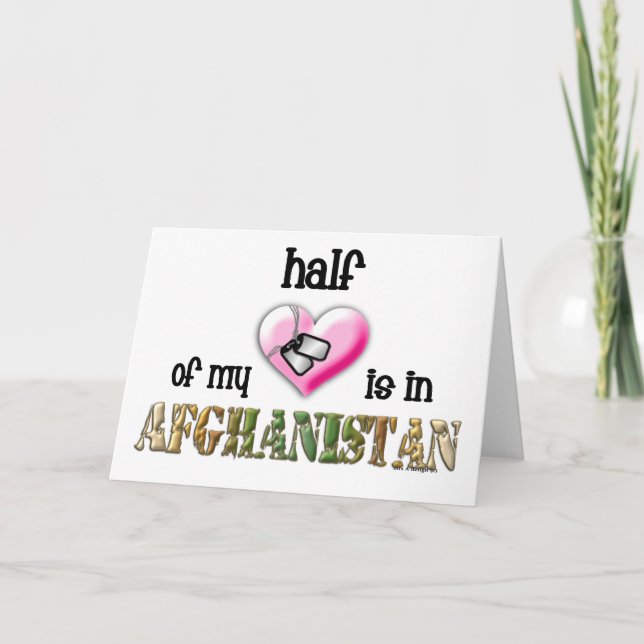 half of my heart...afghanistan 2 card (Front)