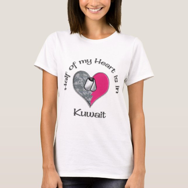 Half of my heart Kuwait T-Shirt (Front)