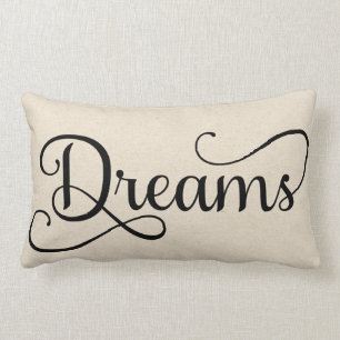 Half of Sweet Dreams Dreams Lumbar Pillow