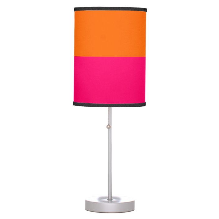 bright pink table lamp