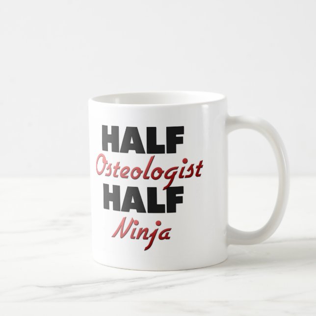Half Osteologist Half Ninja Coffee Mug (Right)