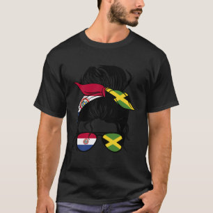 Half Paraguayan Half Jamaican Mix Paraguay And Jam T-Shirt