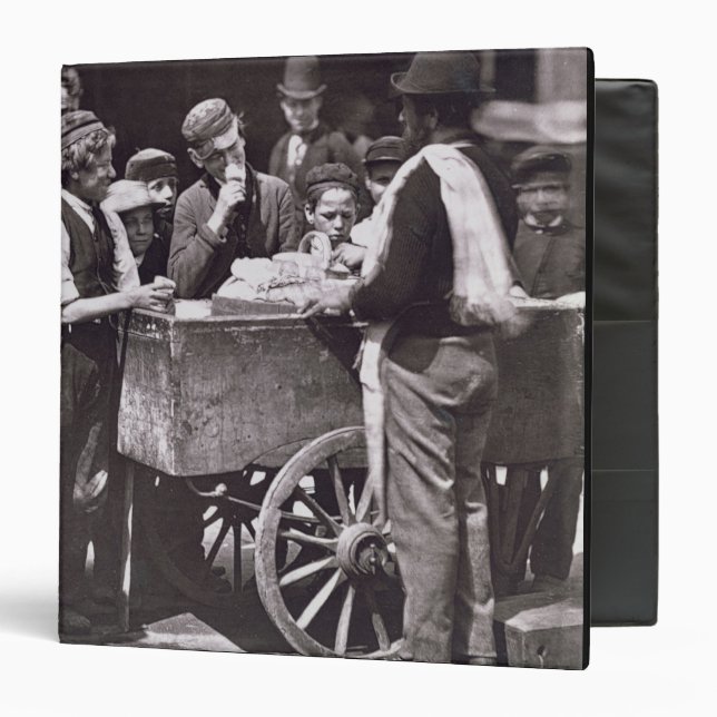 Half Penny Ices, from 'Street Life in London', 187 3 Ring Binder (Front/Inside)