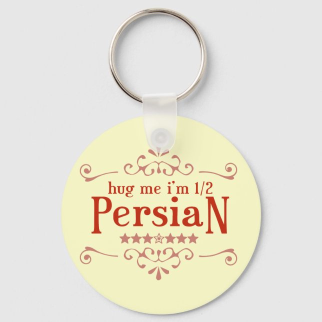 Half Persian Keychain (Front)