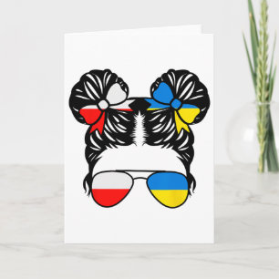 Half Polish Half Ukrainian Girl Poland Kids Herita Card