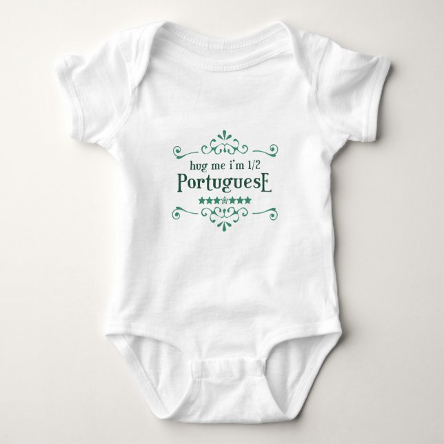 Half Portuguese Baby Bodysuit (Front)