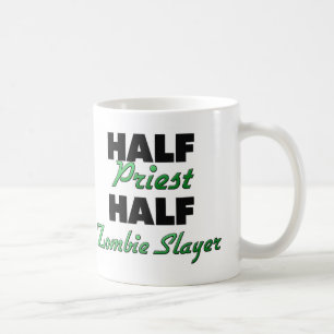 Half Priest Half Zombie Slayer Coffee Mug
