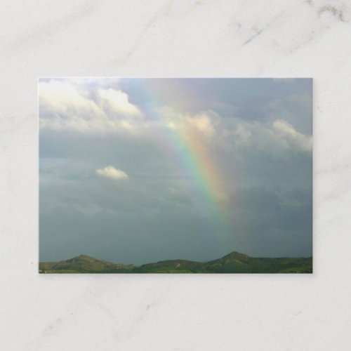 Half Rainbow Business Card Templates
