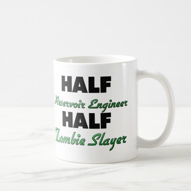 Half Reservoir Engineer Half Zombie Slayer Coffee Mug (Right)