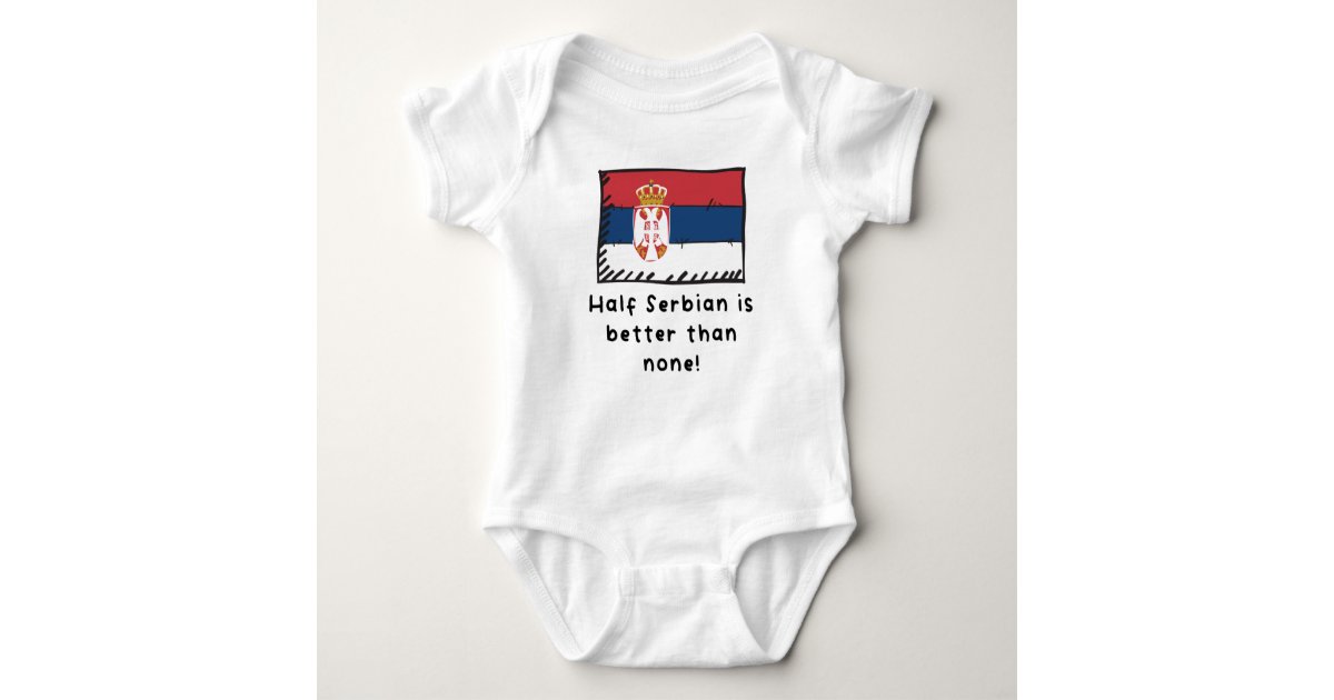 Half Polish Is Better Than None Funny Baby Bodysuit - Poland Flag Baby  Bodysuit