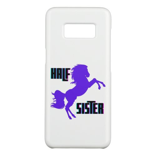 Half Sister Purple Pony Sibling Case_Mate Samsung Galaxy S8 Case