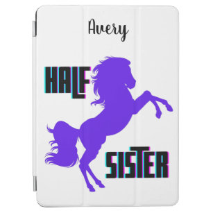 Half Sister Purple Pony Sibling iPad Air Cover
