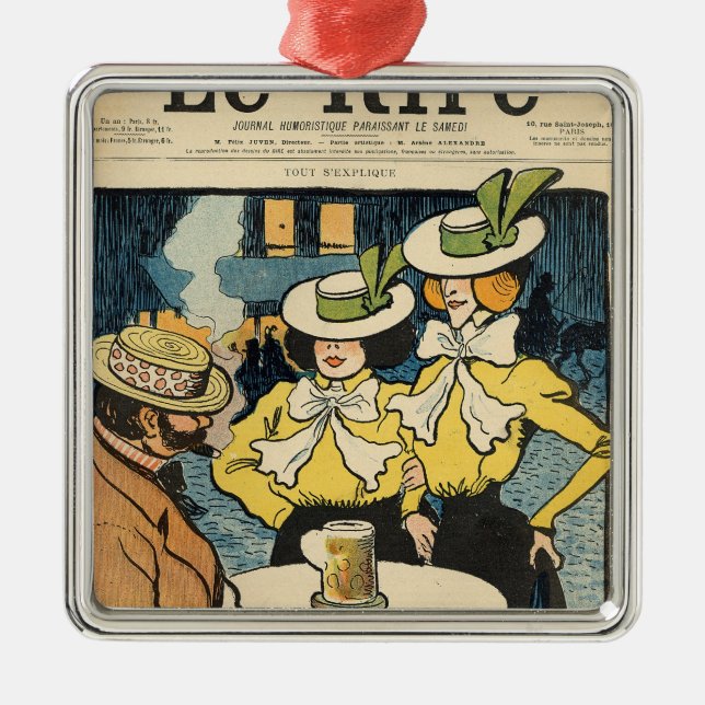 Half-sisters Metal Ornament (Front)