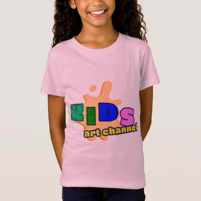 Half sleeve T-Shirt with kids design (Front)