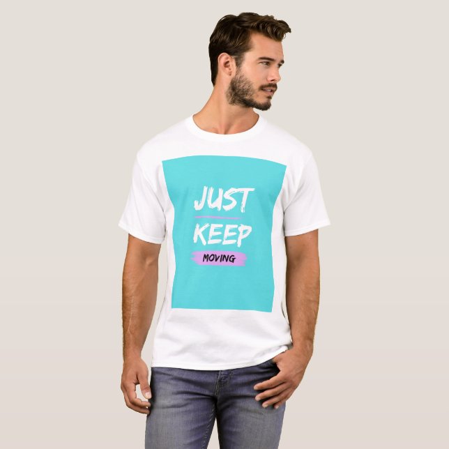 half sleeves with writing design T-Shirt (Front Full)