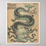 Half Snake Dragon Vintage Horror Poster<br><div class="desc">Half Snake Dragon Vintage Horror Poster
Best vintage horror poster Gifts. Perfect graphic poster gift for men,  women,  kids,  boys,  horror lovers who horror story.</div>