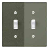 Half-Speckle Moss Toggle Plate – Customizable