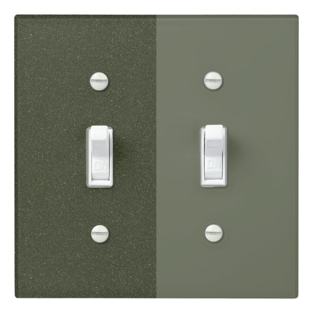 Half-Speckle Moss Toggle Plate – Customizable (In Situ)