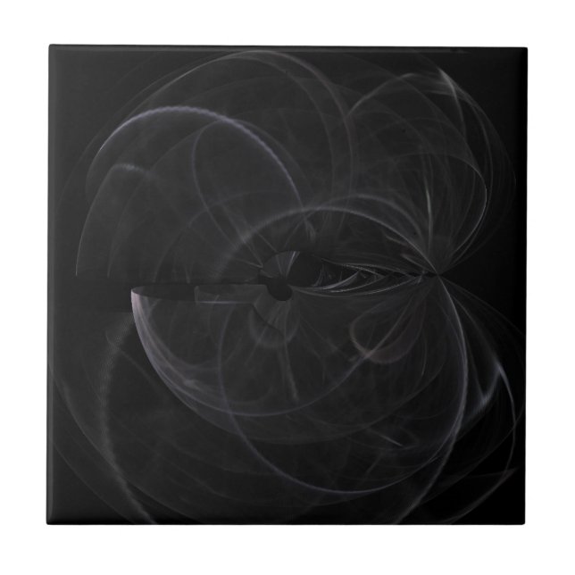 Half Spheres Ceramic Tile (Front)