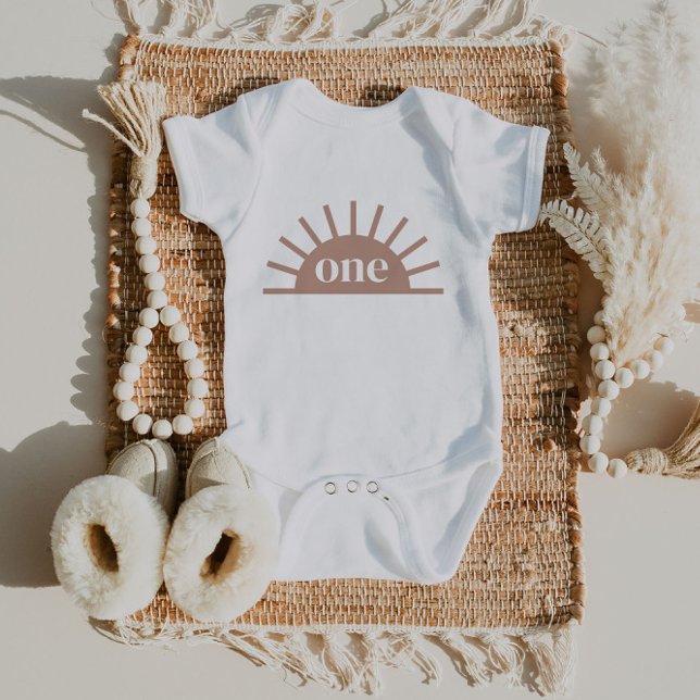 Half Sun One Terracotta Baby Bodysuit (Creator Uploaded)