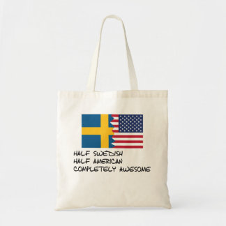 Half Swedish Completely Awesome Tote Bag