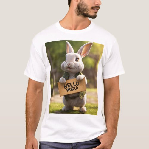 Half T_shirt Rabbit design upgrade modern 