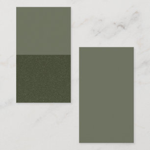Half Textured Moss Green Discount Card – Customize