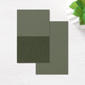 Half Textured Moss Green Profile Card – Customize (Desk)