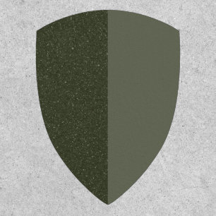Half Textured Moss Green Shield Patch – Customize