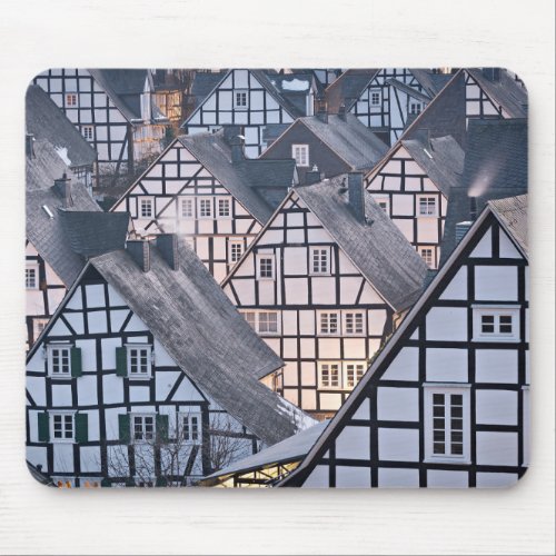 Half_timbered houses in Freudenberg Germany Mouse Pad