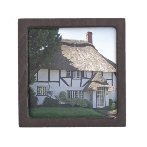 Half_Timbered Thatched Cottage Gift Box