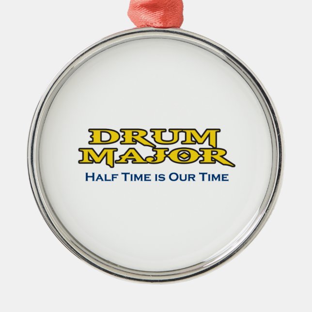 HALF TIME IS OUR TIME METAL ORNAMENT (Front)