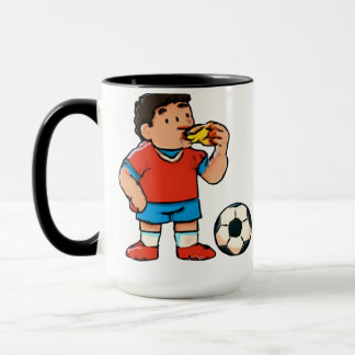 Half Time Snack – Funny Soccer Pizza Mug