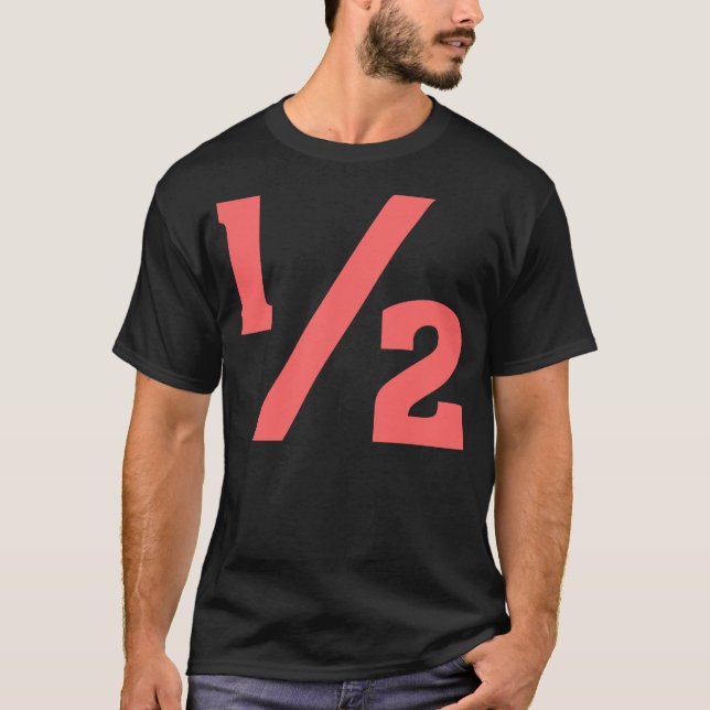 Half - Tropical Pink T-Shirt (Front)