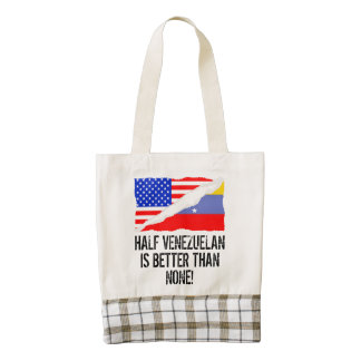 Half Venezuelan Is Better Than None Zazzle HEART Tote Bag