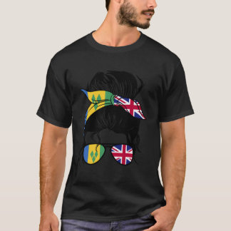 Half Vincentian Half British Mix Vincent And Brita T-Shirt