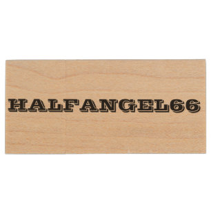 Halfangel66 USB Wood Flash Drive