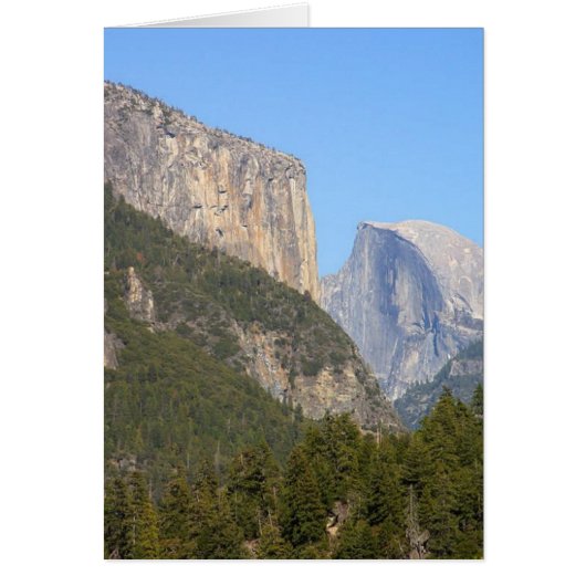 Halfdome Yosemite Forests Cards (Front)
