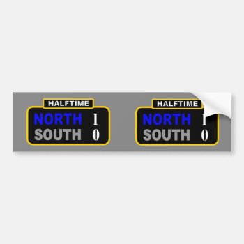 Halftime (2 For One) Bumper Sticker by ALMOUNT at Zazzle