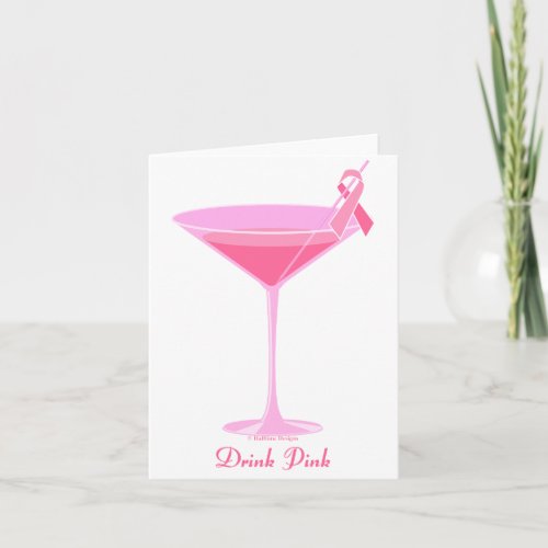 Halftime Designs Pinktini Card