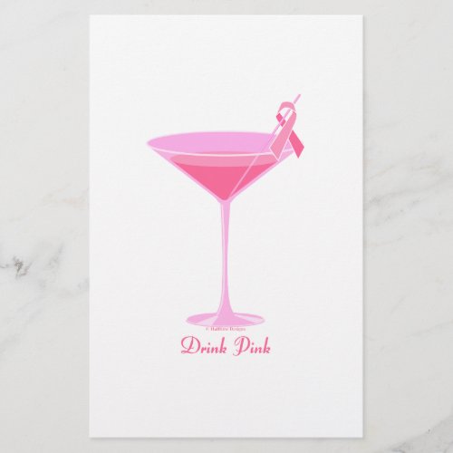 Halftime Designs Pinktini Stationery