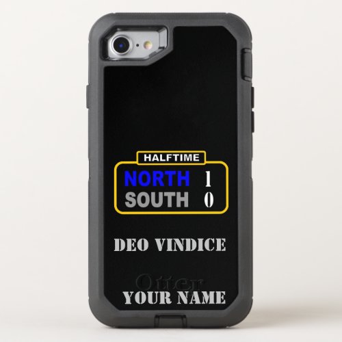 HALFTIME NORTH 1 SOUTH 0 OtterBox DEFENDER iPhone SE87 CASE