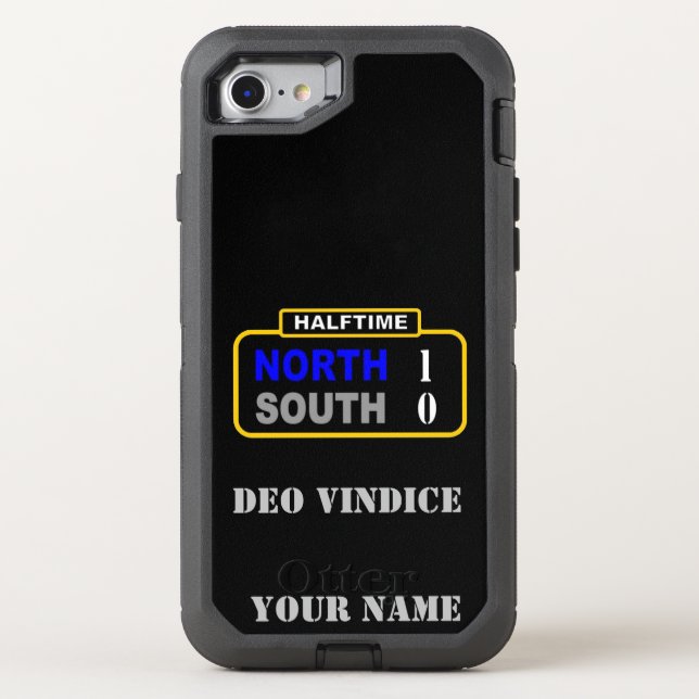HALFTIME: NORTH 1 SOUTH 0 OTTERBOX iPhone CASE (Back)