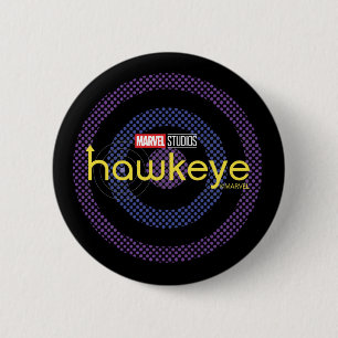 Halftone Bullseye Logo Button